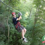Josh zip line Zip Line - Long Point